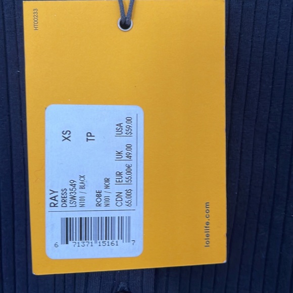 Lole ribbed black dress - Picture 7 of 7